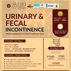 Urinary and Fecal Incontinence: Strengthening Pelvic Vitality through Yoga