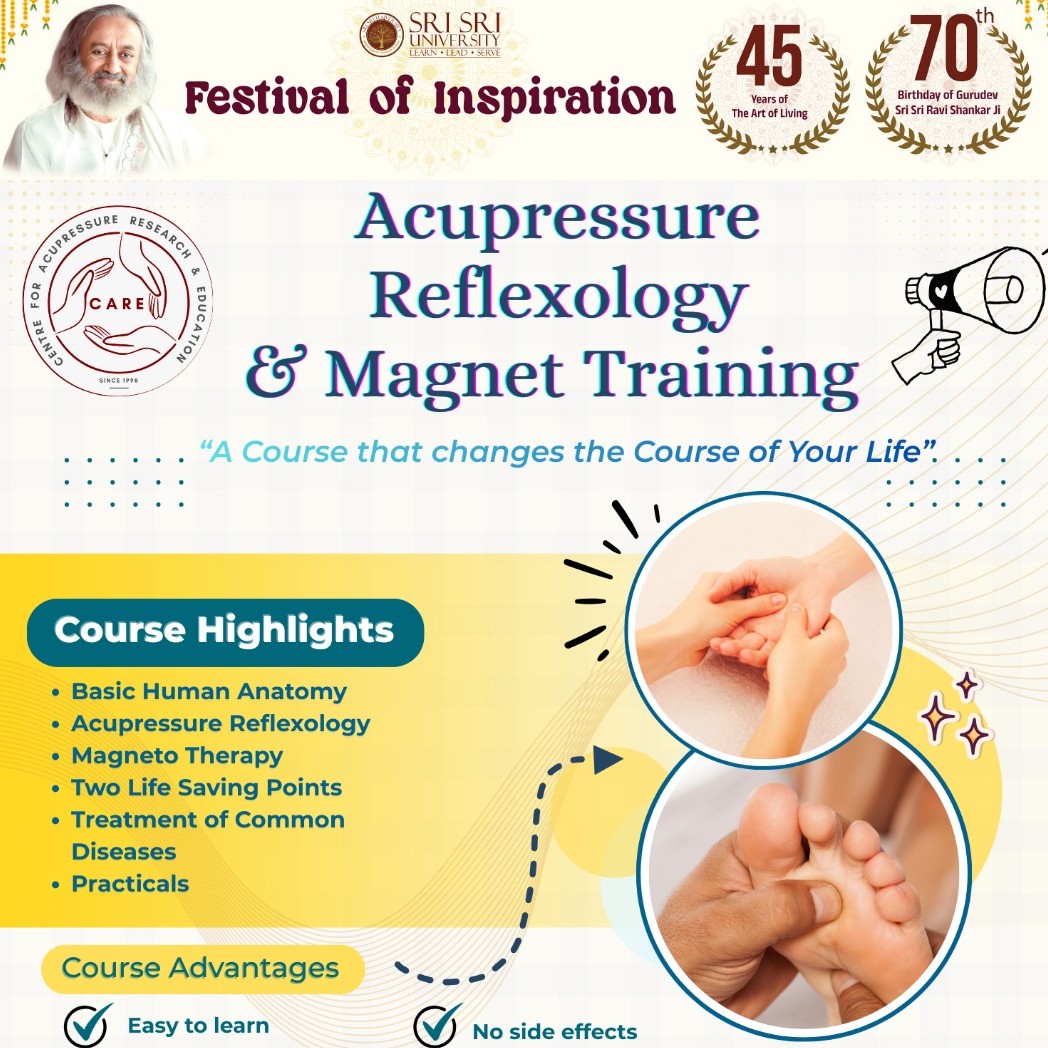Acupressure Reflexology and Magnet Training