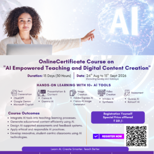 Certificate Course on AI-Empowered Teaching & Digital Content Creation (2)