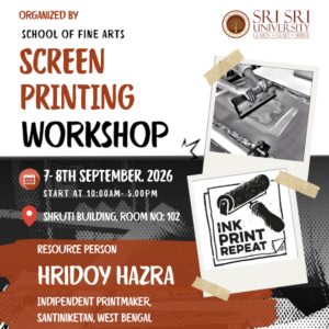 Screenprinting Workshop - Sri Sri University